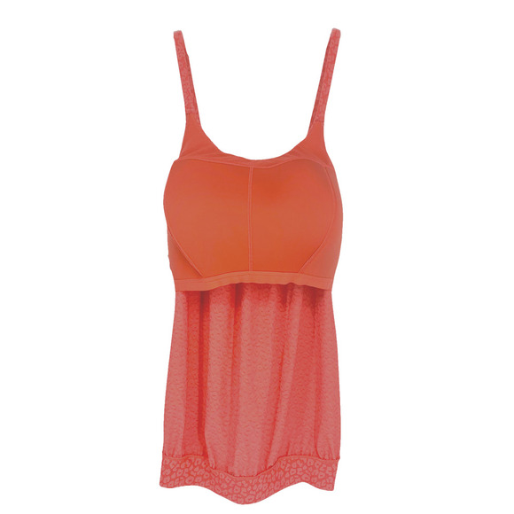 NEW Lane Bryant Plus Sz 20 Coral Leopard Blouson Tankini Swim Bathing Top NWOT - Picture 6 of 7